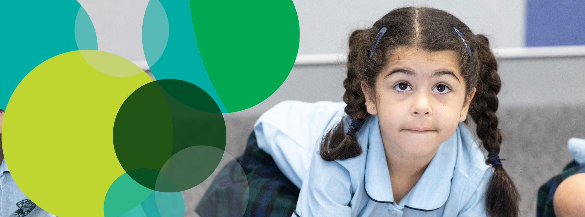 Student in class at St Patrick's Primary School Guildford