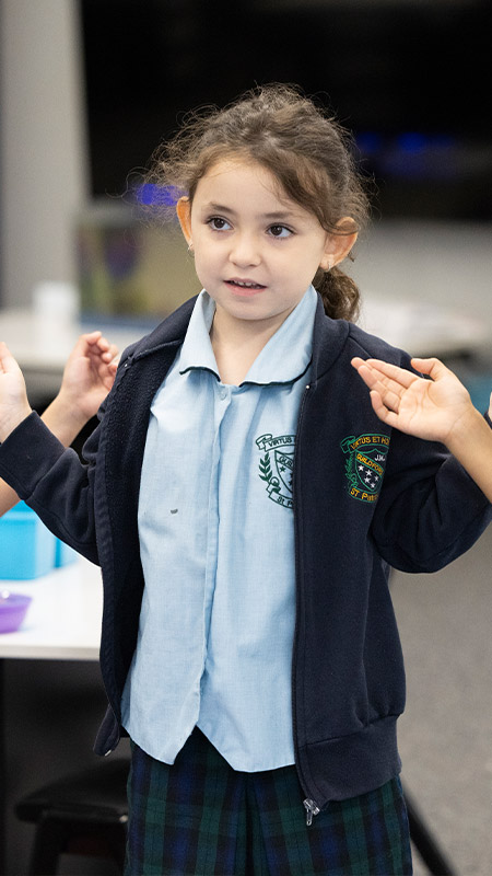 Students in class at St Patrick's Catholic Primary Guildford