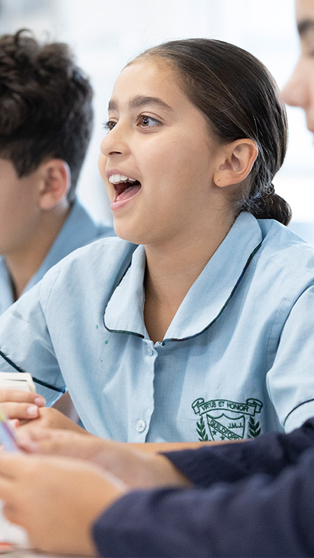 Student at St Patrick's Catholic Primary School Guildford