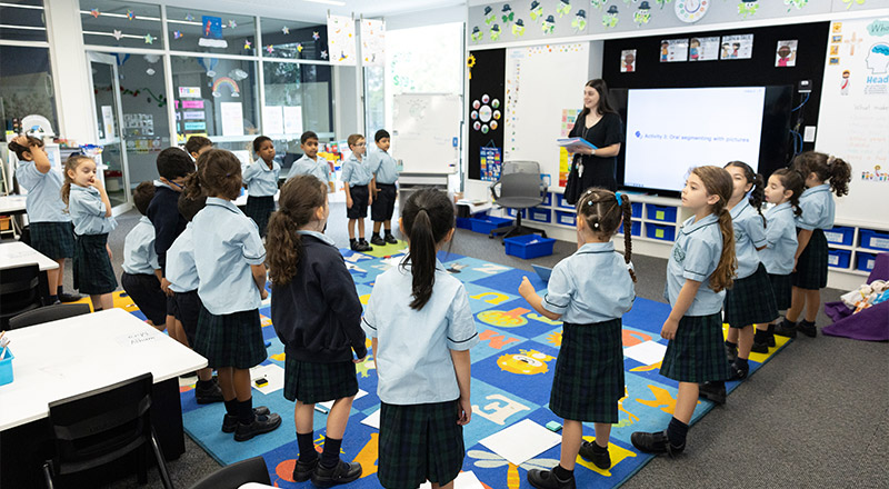 St Patrick's Primary Guildford Kindergarten students